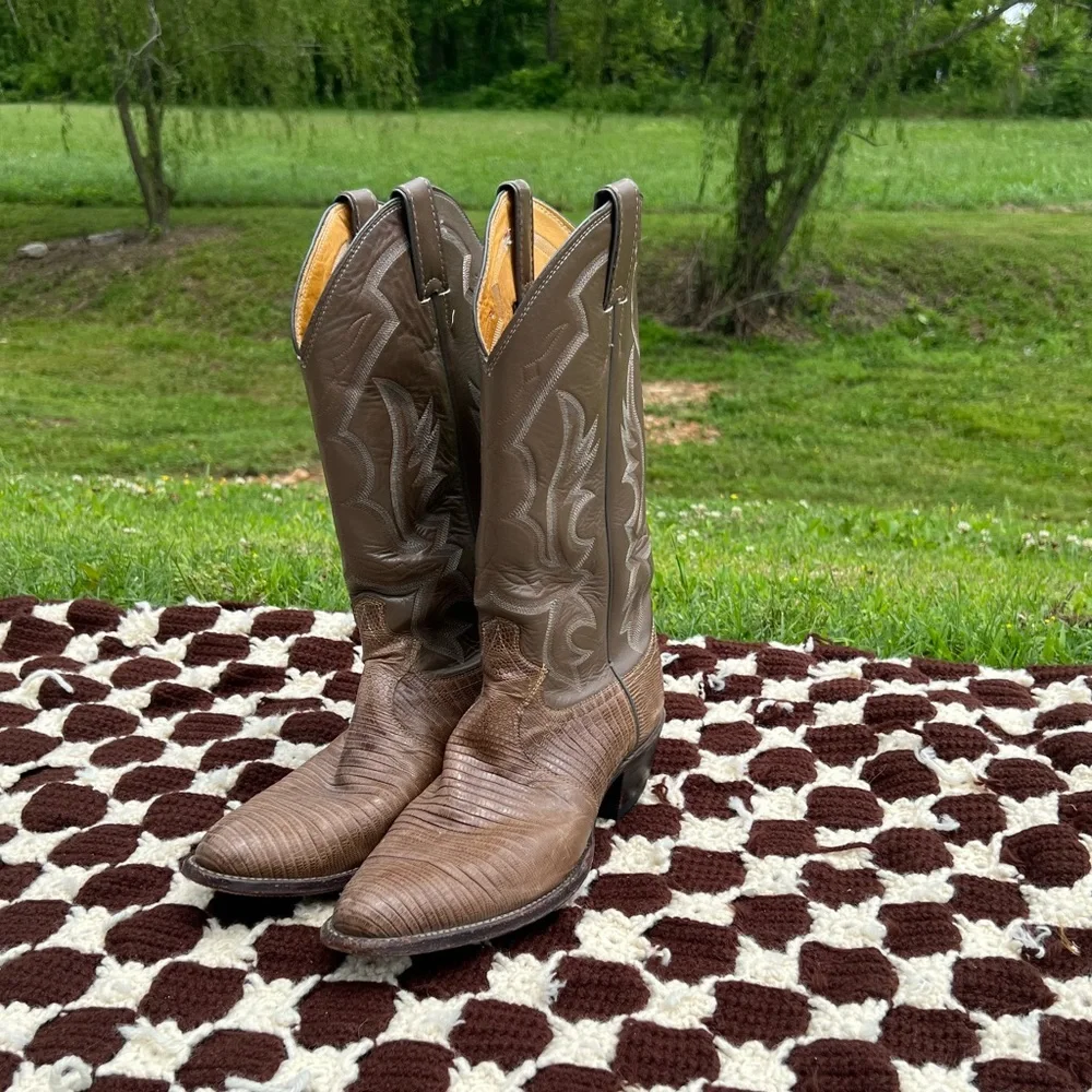 Justin Cowboy boots - Picture 1 of 10